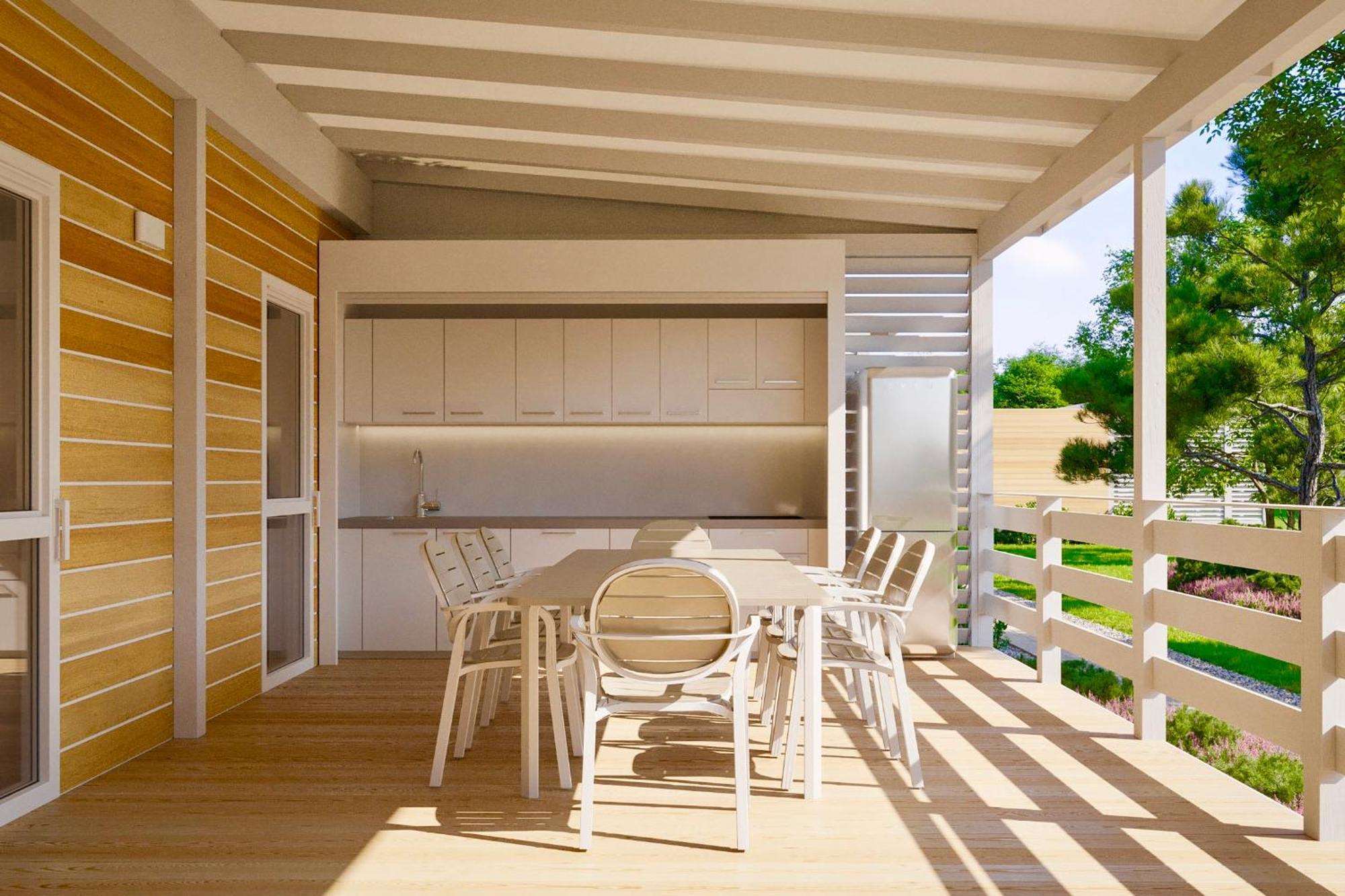 Isamar Holiday Village Ca Lino Δωμάτιο φωτογραφία 3D rendering of a kitchen